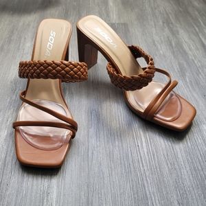 Brown SODA heels